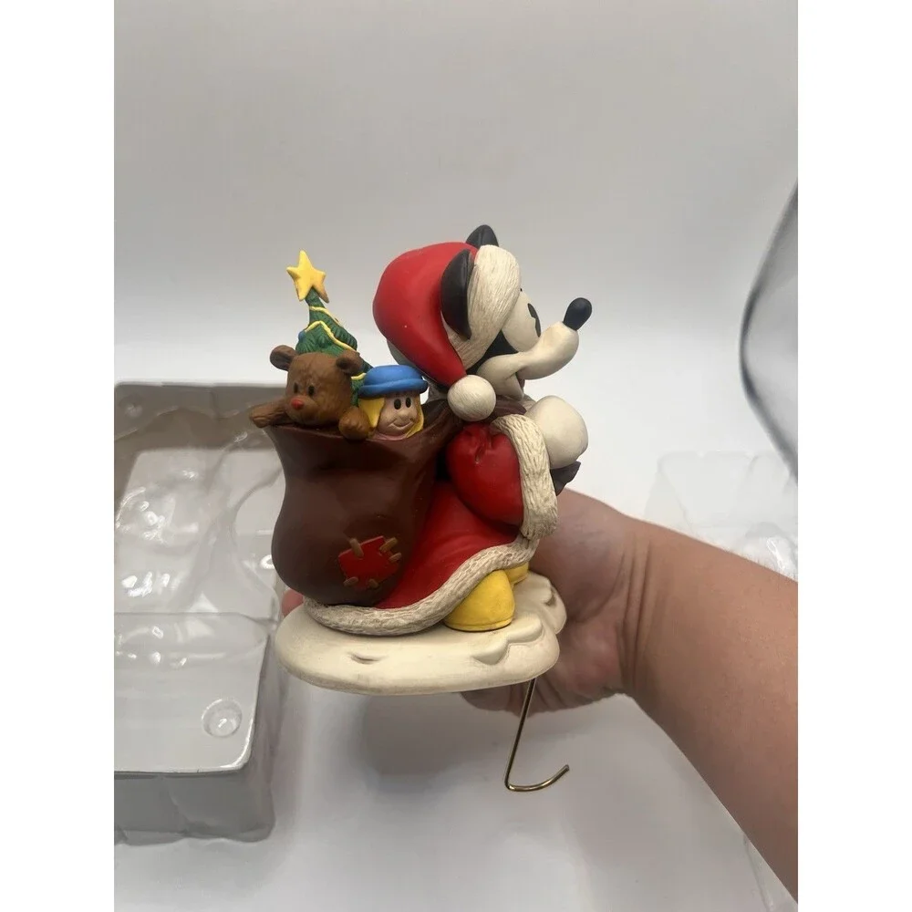 Hallmark Disney Mickey Mouse Santa Christmas Stocking Hanger